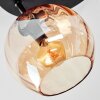 Koyoto Plafonnier, Boule lumineuse 30 cm Ambre, Clair, Fumé, 3 lumières Koyoto Plafonnier, Boule lumineuse 30 cm Ambre, Clair, Fumé, 3 lumières