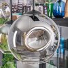 Ripoll Suspension, Boule lumineuse, Suspension Ambre, Clair, Fumé, 6 lumières