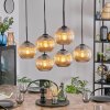Koyoto Suspension, Boule lumineuse, Suspension Ambre, 6 lumières