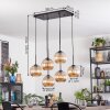 Koyoto Suspension, Boule lumineuse, Suspension Ambre, 6 lumières
