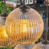 Koyoto Suspension, Boule lumineuse, Suspension Ambre, 6 lumières