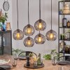 Koyoto Suspension, Boule lumineuse, Suspension Fumé, 6 lumières