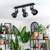 Tylar Plafonnier, Spot de plafond Noir, 3 lumières