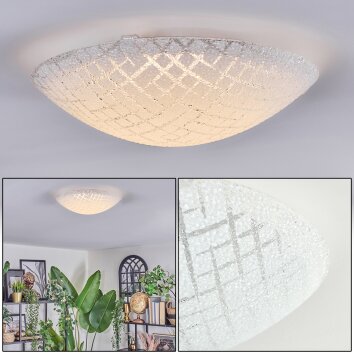 Gravli Plafonnier LED Blanc, 1 lumière