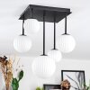 Chehalis Plafonnier, Boule lumineuse Blanc, 5 lumières