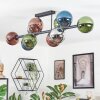 Gastor Plafonnier, Boule lumineuse Bleu, Chrome, Vert, Cuivré, Fumé, 10 lumières