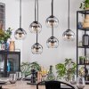 Koyoto Suspension, Boule lumineuse, Suspension Clair, Fumé, 6 lumières