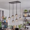 Koyoto Suspension, Boule lumineuse, Suspension Clair, Fumé, 6 lumières