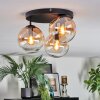 Gastor Plafonnier, Boule lumineuse 30 cm Ambre, Clair, 3 lumières