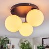 Gastor Plafonnier, Boule lumineuse Blanc, 3 lumières