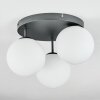 Gastor Plafonnier, Boule lumineuse Blanc, 3 lumières
