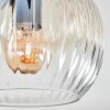 Koyoto Plafonnier, Boule lumineuse Ambre, Clair, Fumé, 3 lumières