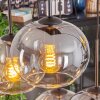 Apedo Suspension, Boule lumineuse, Suspension Ambre, Clair, Fumé, 6 lumières