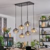 Apedo Suspension, Boule lumineuse, Suspension Ambre, Clair, Fumé, 6 lumières