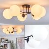 Gastor Plafonnier, Boule lumineuse Blanc, 6 lumières