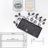 Koyoto Suspension, Boule lumineuse, Suspension Ambre, Clair, Fumé, 6 lumières