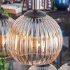 Koyoto Suspension, Boule lumineuse, Suspension Ambre, 6 lumières