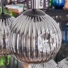 Ripoll Suspension, Boule lumineuse, Suspension Fumé, 6 lumières