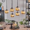 Ripoll Suspension, Boule lumineuse, Suspension Ambre, 6 lumières