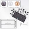 Koyoto Suspension, Boule lumineuse, Suspension Ambre, Clair, Fumé, 6 lumières