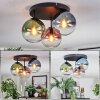 Gastor Plafonnier, Boule lumineuse Bleu, Vert, Clair, Cuivré, 3 lumières