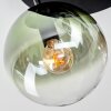 Gastor Plafonnier, Boule lumineuse Bleu, Vert, Clair, Cuivré, 3 lumières