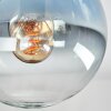 Gastor Plafonnier, Boule lumineuse Bleu, Vert, Clair, Cuivré, 3 lumières