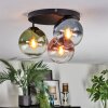 Gastor Plafonnier, Boule lumineuse Bleu, Vert, Clair, Cuivré, 3 lumières