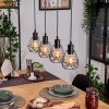 Yaak Suspension, Suspension Écru, Noir, 4 lumières