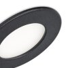 Ramek Plafonnier, Spot encastrable LED Noir, 3 lumières