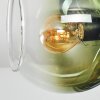 Koyoto Plafonnier, Boule lumineuse 31 cm Bleu, Or, Vert, Clair, 4 lumières