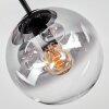 Koyoto Plafonnier, Boule lumineuse Clair, Fumé, 3 lumières