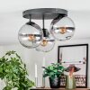 Koyoto Plafonnier, Boule lumineuse Clair, Fumé, 3 lumières