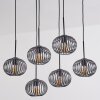 Oravi Suspension, Suspension Noir, 6 lumières