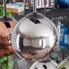 Koyoto Suspension, Boule lumineuse, Suspension Bleu, Chrome, Or, Cuivré, Fumé, 6 lumières