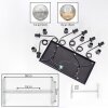 Ripoll Suspension, Boule lumineuse, Suspension Ambre, Clair, Fumé, 6 lumières
