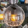 Koyoto Suspension, Boule lumineuse, Suspension Ambre, Clair, Fumé, 6 lumières