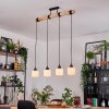 Bassagoda Suspension, Suspension Écru, Noir, 4 lumières