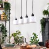 Bassagoda Suspension, Suspension Écru, Noir, 4 lumières