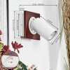Dalan Applique murale, Spot mural LED Écru, Blanc, 1 lumière