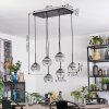 Koyoto Suspension, Boule lumineuse, Suspension Clair, Fumé, 6 lumières