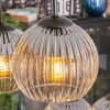 Koyoto Suspension, Boule lumineuse, Suspension Clair, Fumé, 6 lumières