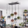 Lauden Suspension, Suspension Bleu, Vert, Clair, Cuivré, 6 lumières