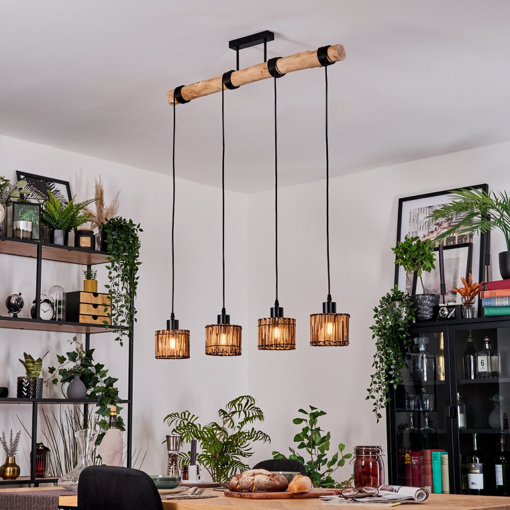 Cando Suspension, Suspension Écru, Noir, 4 lumières main product photo