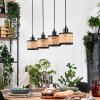 Ramila Suspension, Suspension Écru, Noir, 4 lumières