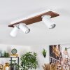 Dalan Plafonnier, Spot de plafond LED Écru, Blanc, 3 lumières