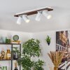Dalan Plafonnier, Spot de plafond LED Écru, Blanc, 4 lumières