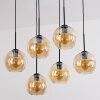 Koyoto Suspension, Boule lumineuse, Suspension Ambre, 6 lumières