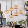 Bauro Suspension, Suspension Écru, 6 lumières