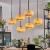 Bauro Suspension, Suspension Écru, 6 lumières